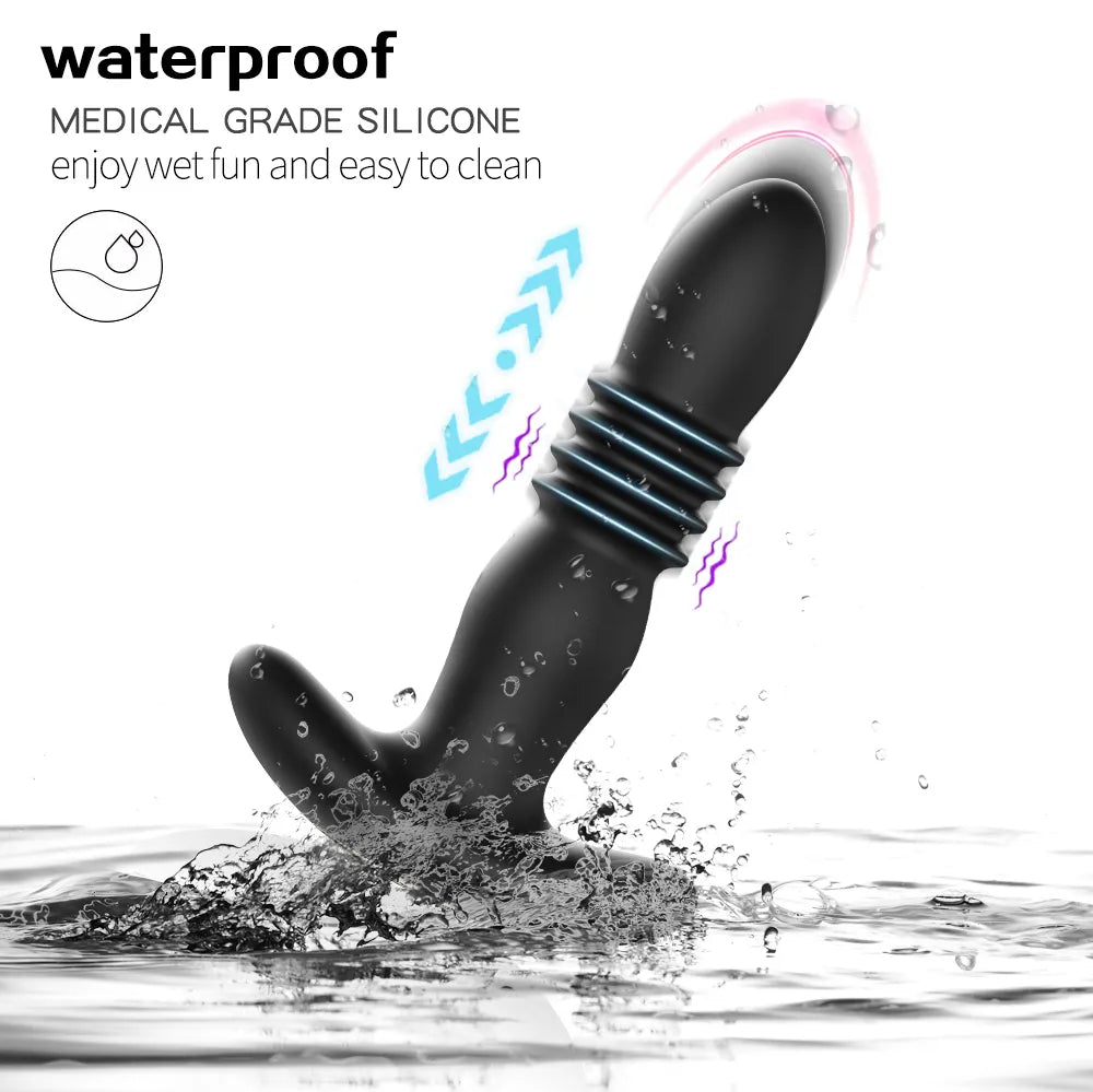 Bluetooth Vibrating Butt Plug for Men