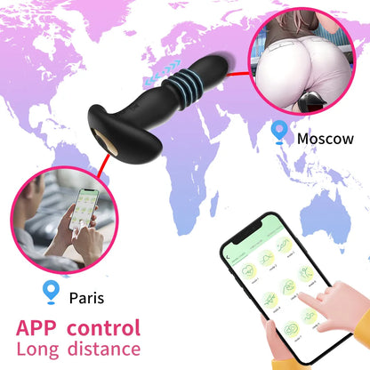 G-Spot Vibrating Butt Plug for Men