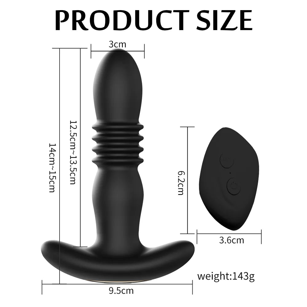 Remote Controlled Butt Plug for Men