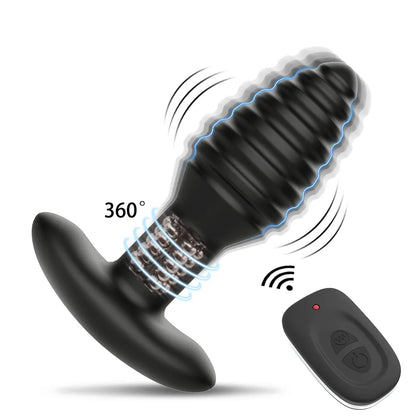 Rotating Beads Anal Vibrator