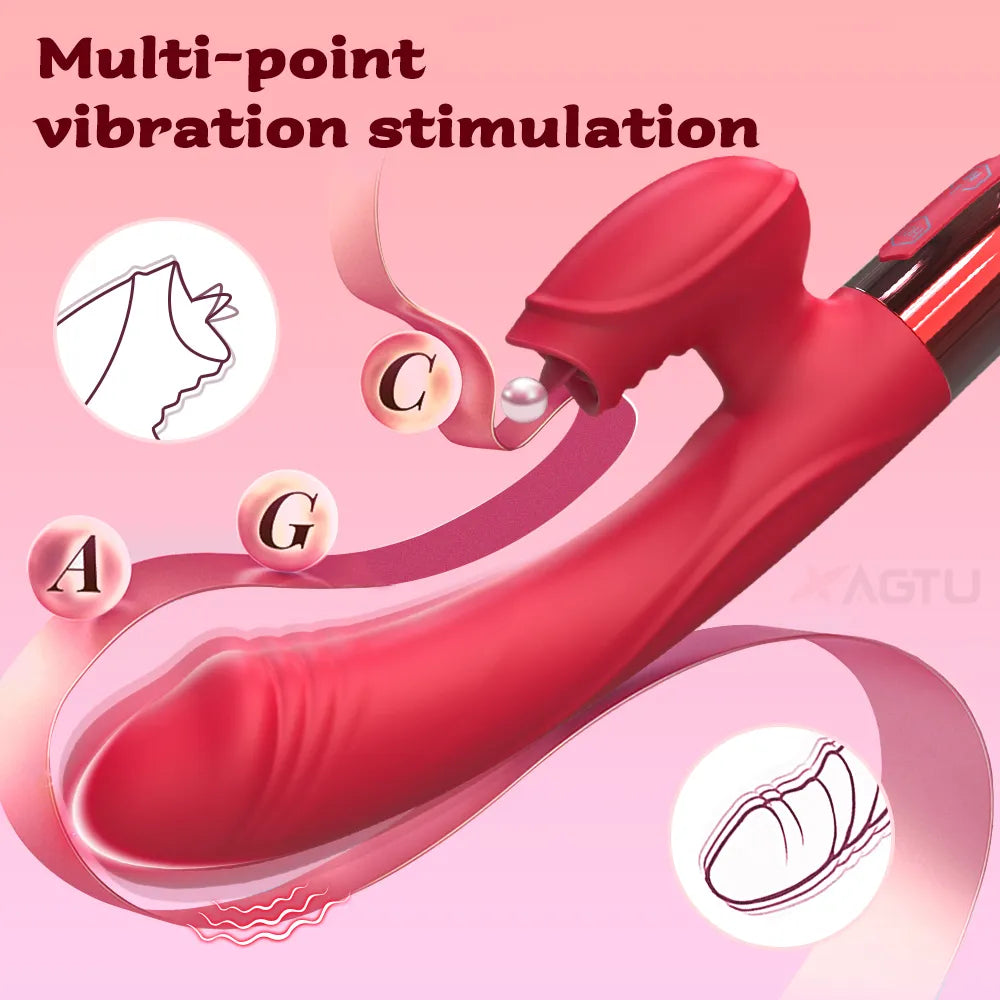 Clitoral stimulation and vaginal licking for fun
