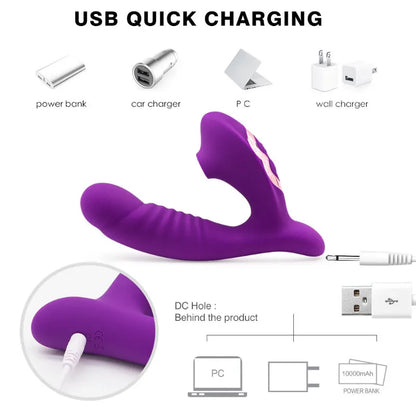 Silicone vibrator for clitoral licking