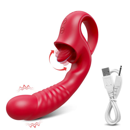 Clitoral Pleasure Device with Flexible Head