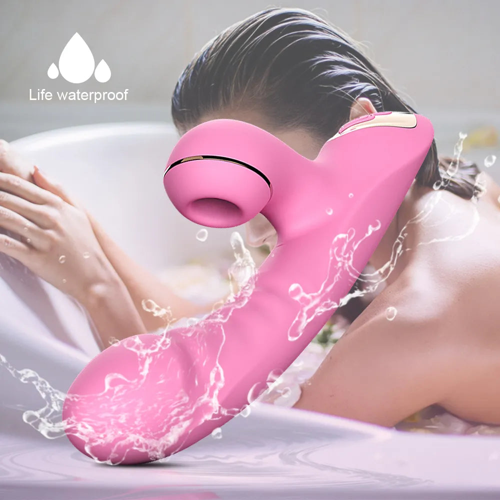 Heating vibrator for clitoral stimulation without wires