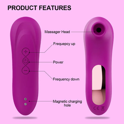 Vacuum Clitoris Vibrating Pleasure Toy