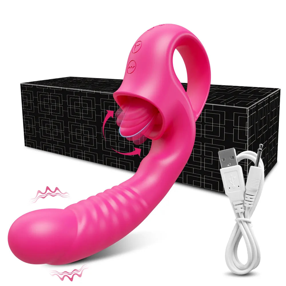 Clitoral Vibrator with Adjustable Rotation Speed
