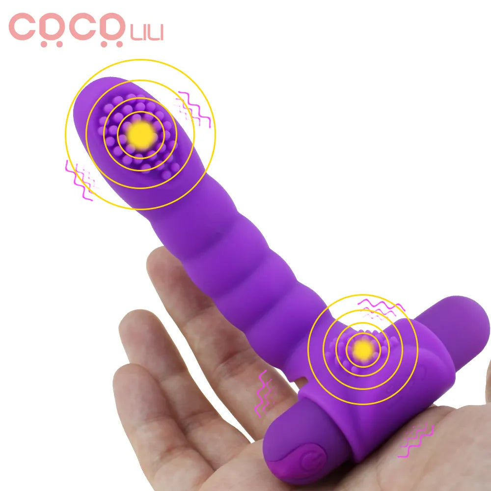 Vibrating Finger Sleeve for Female