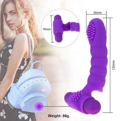 Vibrating Finger Sleeve for Girls